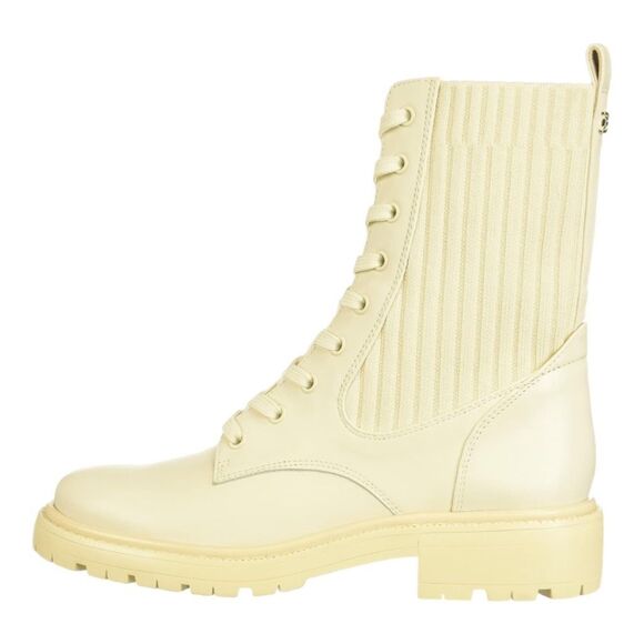 Sam Edelman Lydell Ivory Combat Boots 8.5 New - Picture 3 of 8